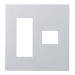 (手配品) アドバンスセレクトコンセントプレート(3コ＋1コ用)(シルバー) WTL8074CS パナソニック