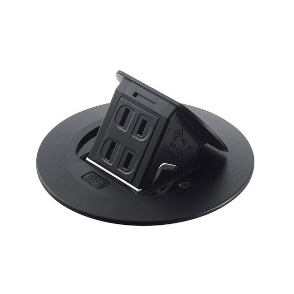 (手配品) 住宅用F型アップコン(丸型)2コ口(マットブラック) DU1100MB パナソニック