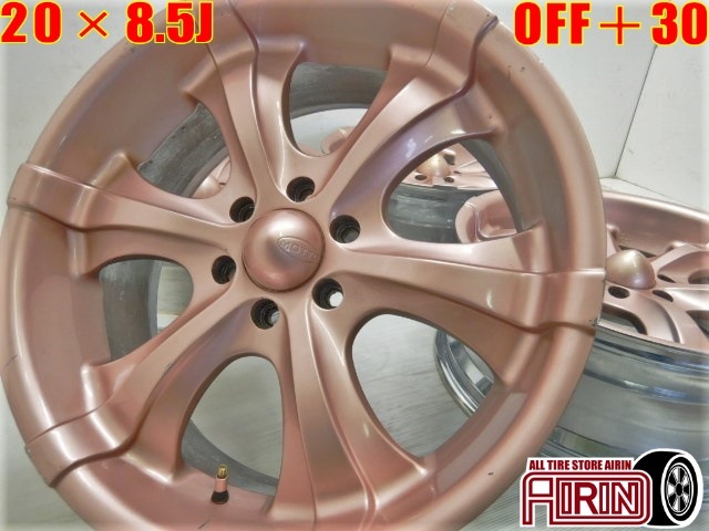 中古 20インチ アルミ MOTTO 4本セット<BR>不明<BR><BR>アルミホイール 
