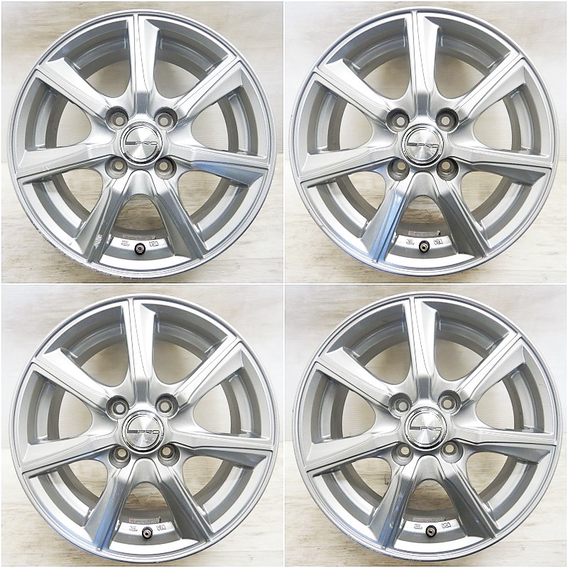 ①中古社外ホイール１４インチ+中古ブリヂストンタイヤ　２本セット ①中古社外ホイール14インチ+中古ブリヂストンタイヤ 2本セット