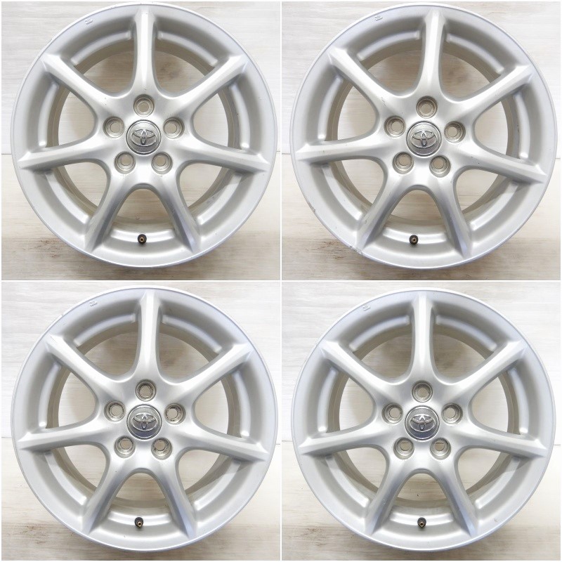 中古 17インチ アルミ トヨタ エスティマ 純正 4本セット<BR