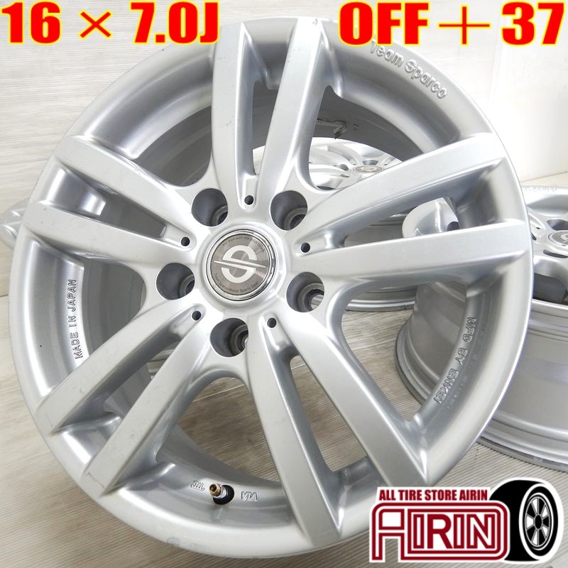 中古 16インチ アルミ ENKEI Team Sparco 4本セット<BR>不明<BR><BR  