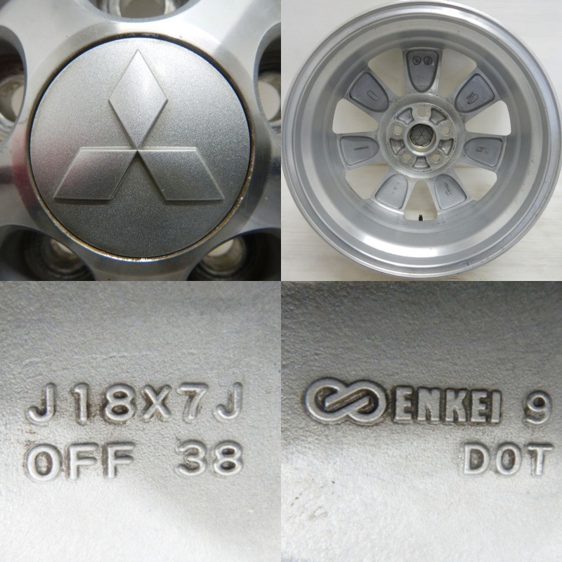 中古アルミ18x7.0三菱デリカD5純正4本セット 激安 中古 4本セット】 三菱 デリカD:5 純正 アルミホイール 18