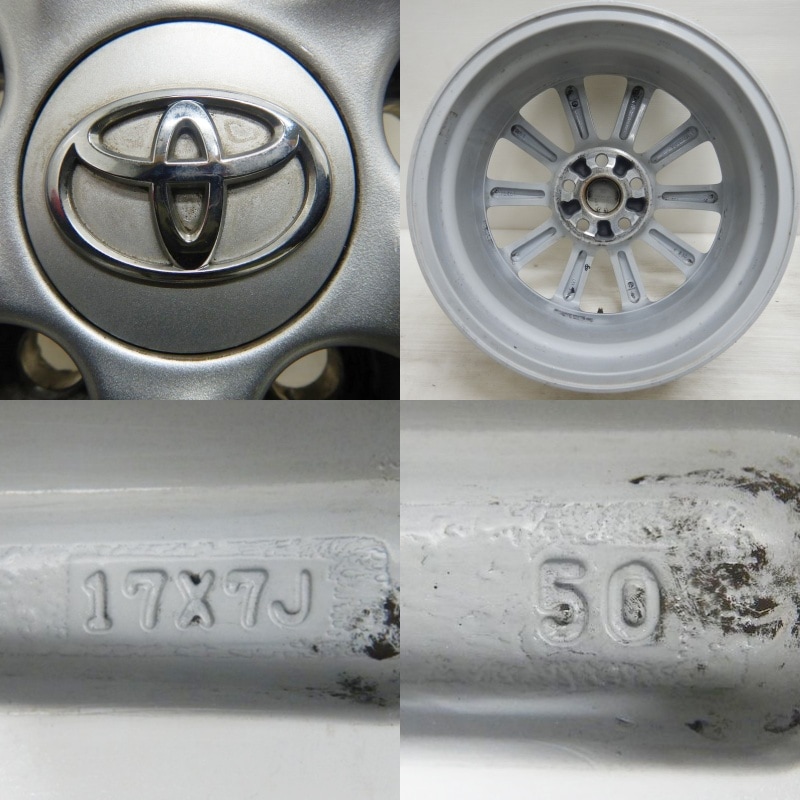 トヨタ TOYOTA エスティマ 純正 マットブラック塗装 17インチ