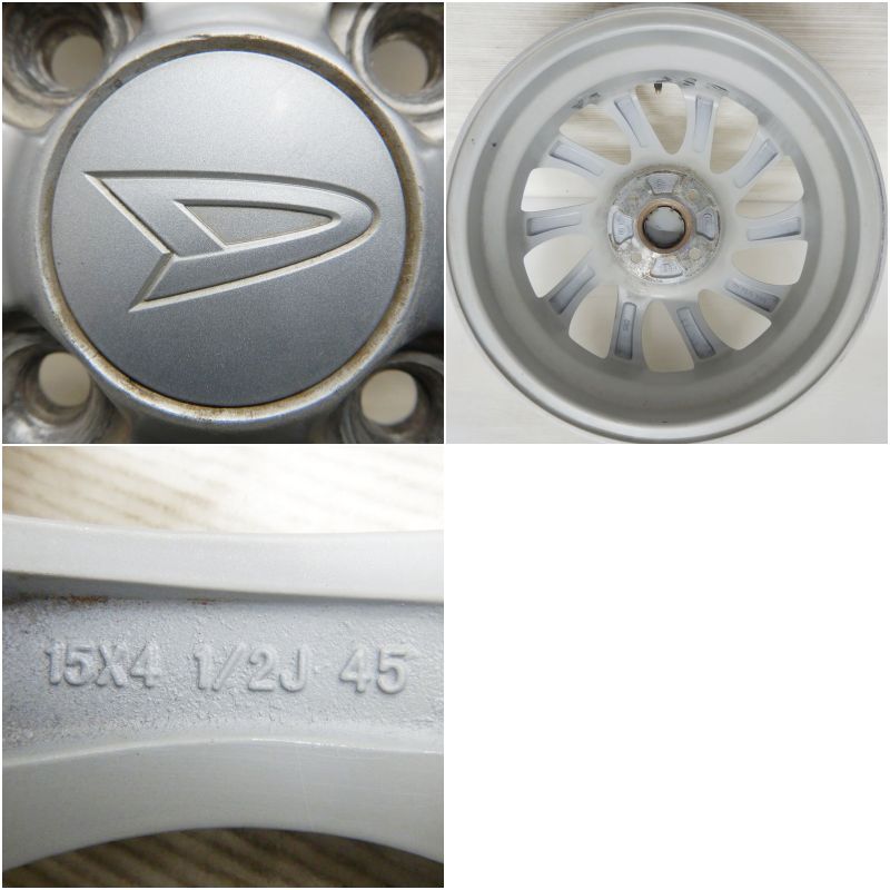 ○ダイハツ純正 アルミホイール 4本セット○タントムーヴコンテK