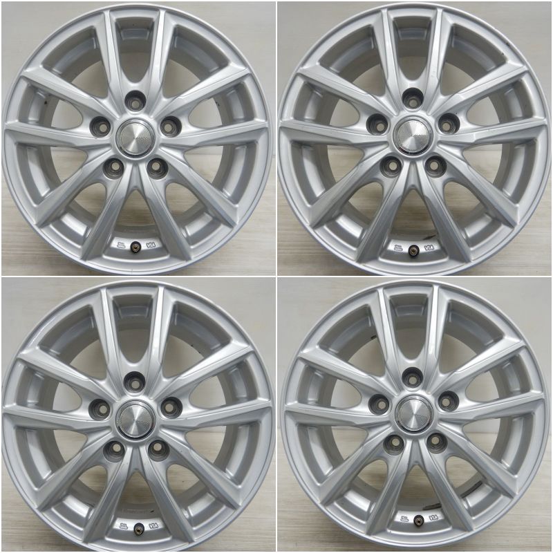 中古 15インチ アルミ GRASS 4本セット<BR>アイシス セレナ