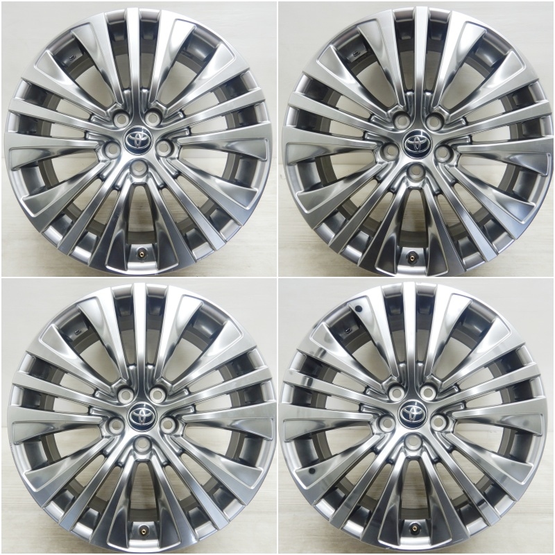 ハリアー純正ホイール90系19インチ４本 BRIDGESTONE 4本セット ハリアー純正 19インチ アルミホイール