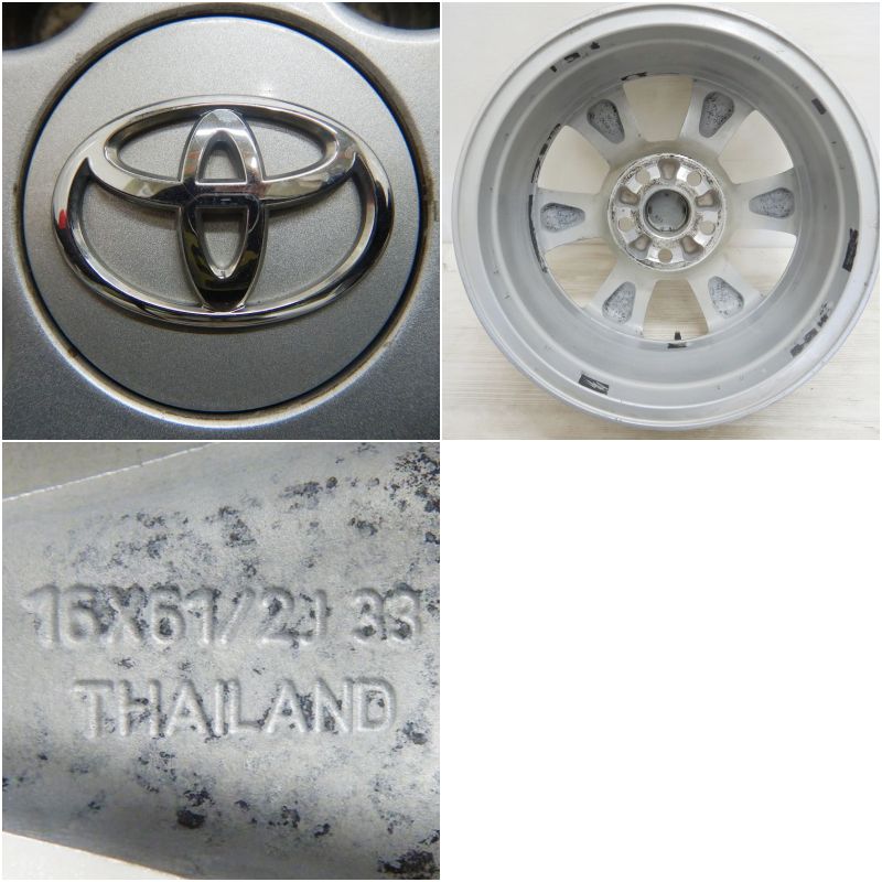 中古 16 アルミ トヨタ アルファード 純正 4本セット<BR>ヴェル
