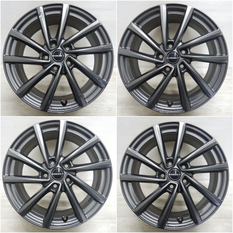 BBOOT 17インチ 17x7.0 5x100 アルミホイールリム VW ポロ ゴルフ シート イビサ対応