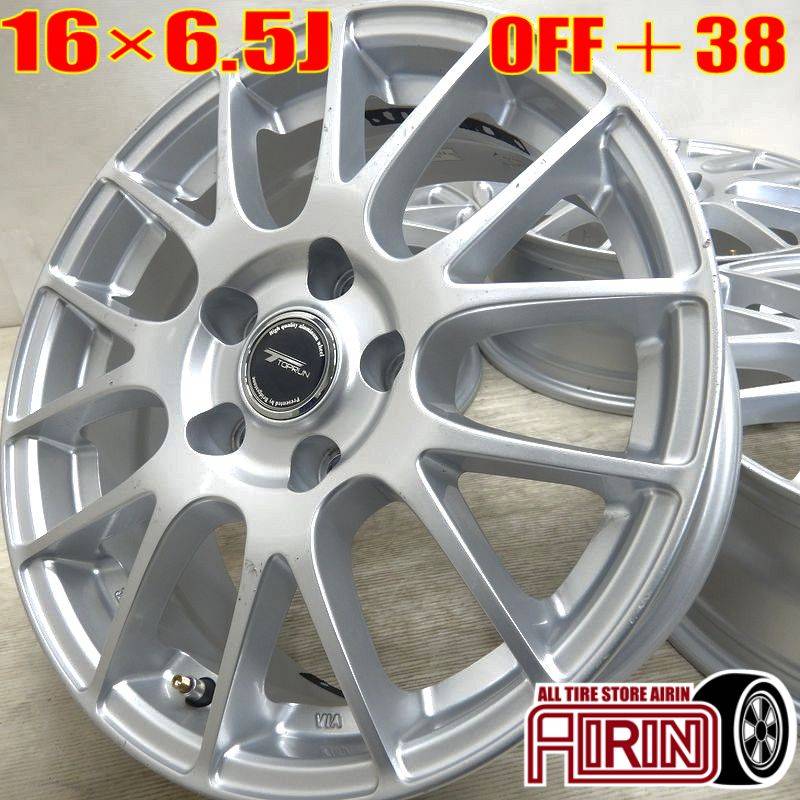 中古 16インチ アルミ TOPRUN トップラン 4本セット<BR>カムリ カムリ 