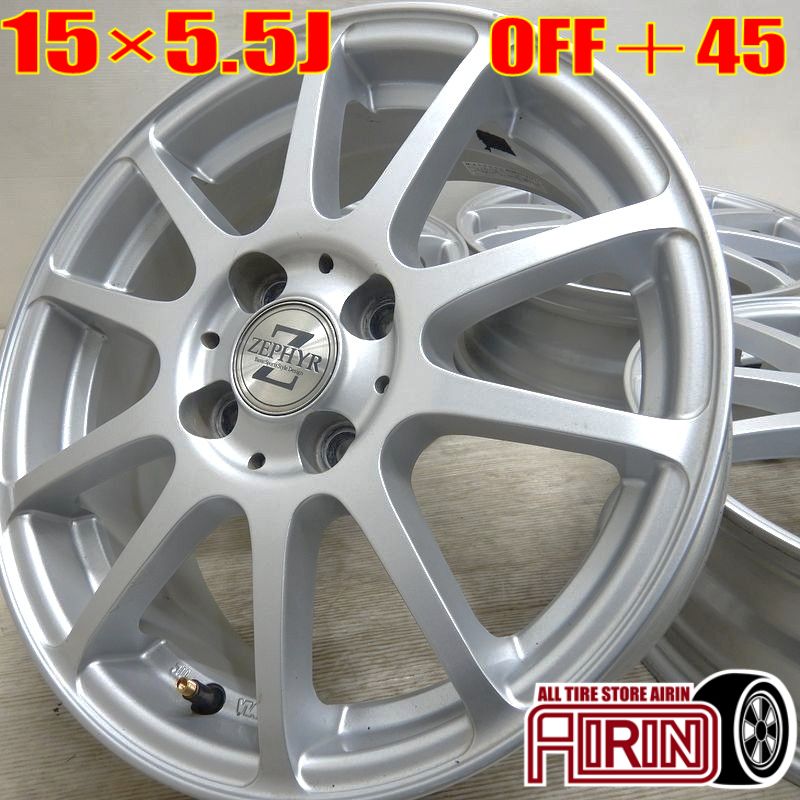 ソリオ バンディット スズキ 15インチホイール シルバー/ブラック 4本