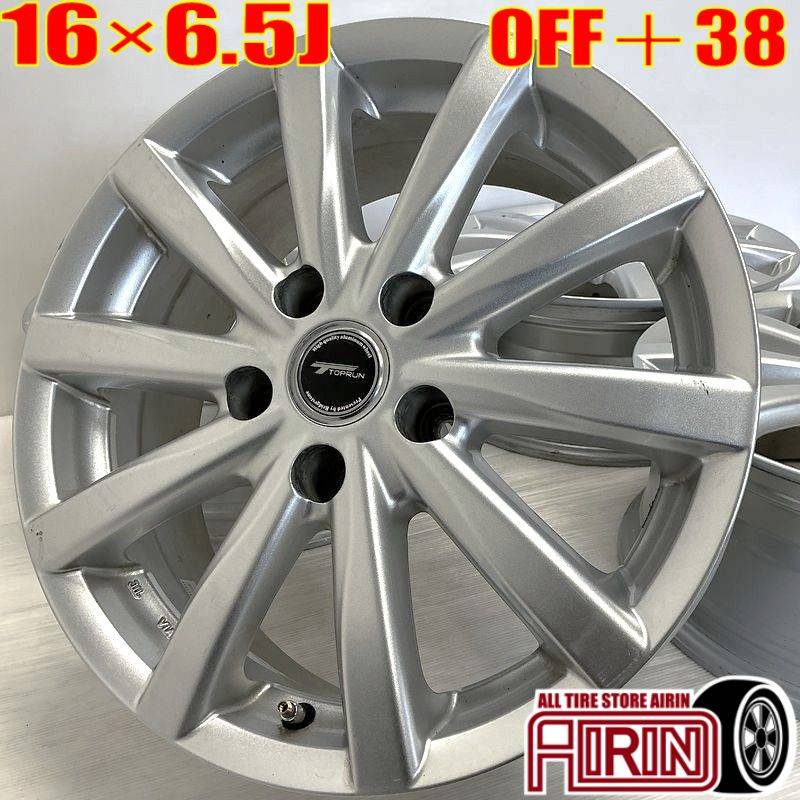 中古 16インチ アルミ TOPRUN エクリプスクロス CX-30 アウトランダー 