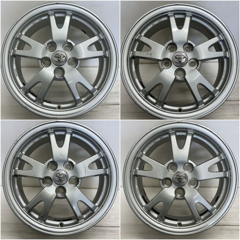 中古 15インチ アルミ トヨタ プリウス 純正 4本セット<BR