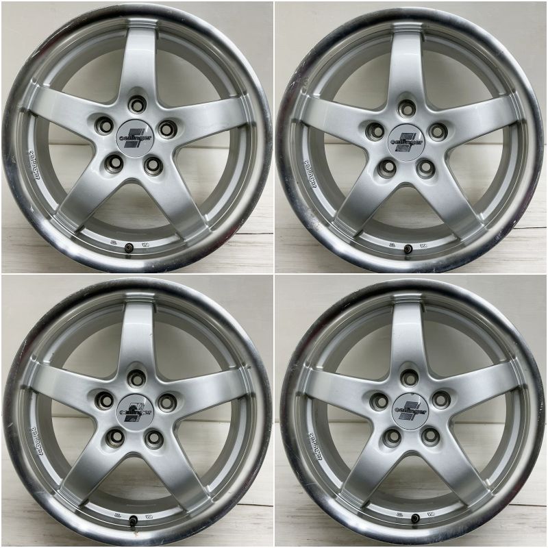 中古 16インチ アルミ Oettinger エッティンガー ハブリング付き 4本 