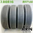 中古 7R16 12PR トーヨー デルベックス M134 夏タイヤ トラック用 4本セット エルフ 中古タイヤ 中古トラックタイヤ サマータイヤ 16インチ|サマータイヤ|トラックタイヤ