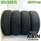 中古 185/60R15 ヨコハマ アイスガード６ IG60 4本セット シエンタ ベルタ ヴィッツ グレイス シャトル フィット 中古タイヤ スタッドレスタイヤ 15インチ|15インチ|スタッドレス
