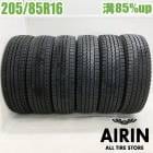 中古 205/85R16 117/115L ダンロップ ウインターマックス LT03M 冬タイヤ トラック用 6本セット エルフ 中古タイヤ 中古トラックタイヤ スタッドレスタイヤ 16インチ|スタッ