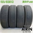 中古 155/65R13 イエローハット プラクティバ BP01 4本セット ザッツ ピノ ライフ フレアワゴン ekスポーツ  中古タイヤ タイヤ 13インチ|13インチ以下|サマータイヤ