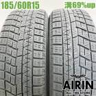 中古 185/60R15 ヨコハマ アイスガード６ IG60 2本セット シエンタ ベルタ ヴィッツ グレイス シャトル フィット 中古タイヤ スタッドレスタイヤ 15インチ|15インチ|スタッドレス