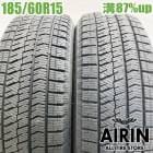 中古 185/60R15 ブリヂストン ブリザック VRX2 2本セット シエンタ ベルタ ヴィッツ グレイス シャトル フィット 中古タイヤ スタッドレスタイヤ 15インチ|15インチ|スタッドレス