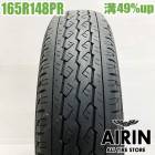 中古 165R14 8PR ブリヂストン V600 1本 単品 バネット ボンゴ デリカ  中古タイヤ タイヤ 14インチ|14インチ|サマータイヤ