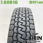 中古 7R16 12PR ブリヂストン デュラビス M804 夏冬タイヤ トラック用 1本単品 エルフ 中古タイヤ 中古トラックタイヤ 16インチ|ミックスタイヤ|トラックタイヤ