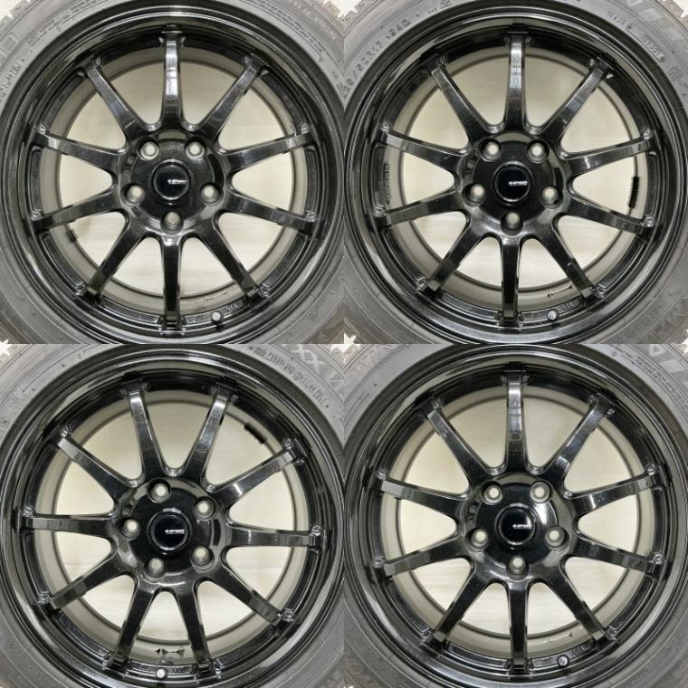 Dunlop スポークホイール タイヤセット ESSEX（エセックス） 【タイヤホイールセット】EX-15インチ 6J+33