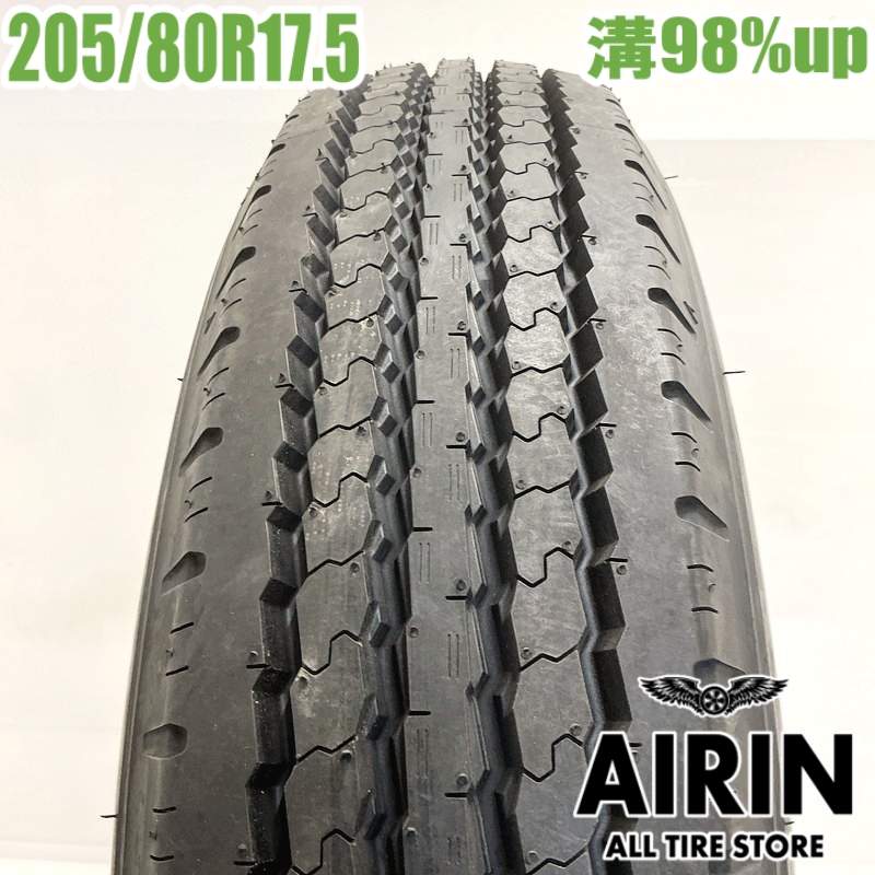 中古 205/80R17.5 120/118L ヨコハマ 785R 夏タイヤ トラック用 1本 