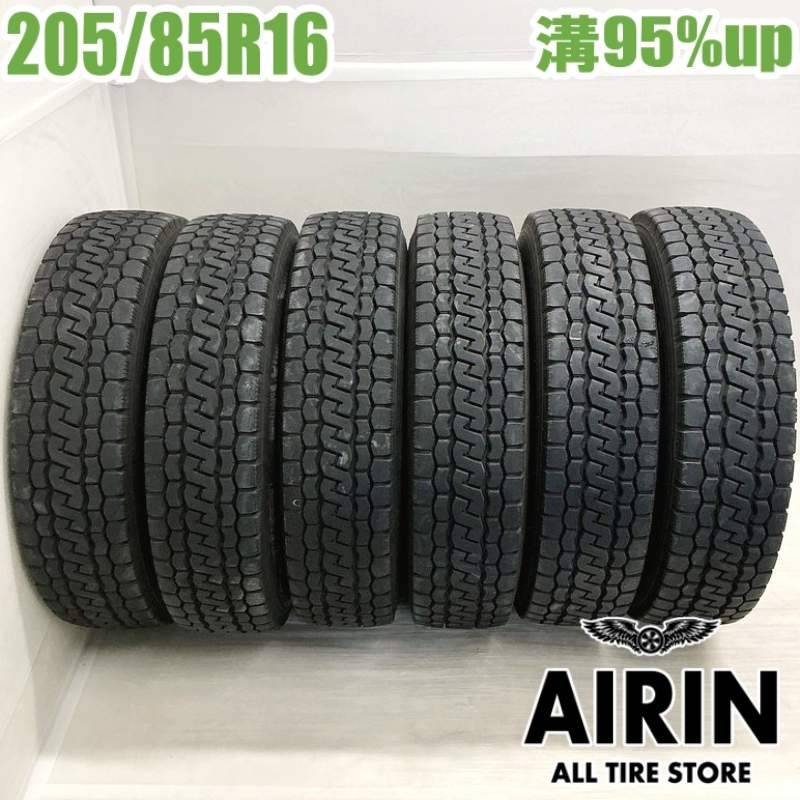 中古 205/85R16 117/115N ブリヂストン エコピア M812 夏冬タイヤ
