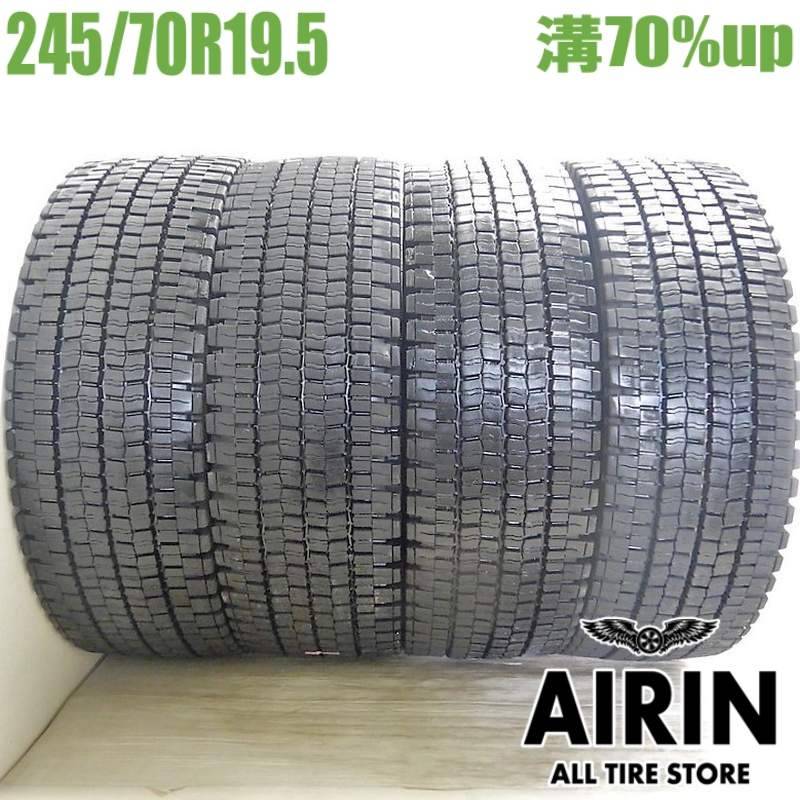 中古 245/70R19.5 136/134J ダンロップ エスピー001 冬タイヤ トラック 