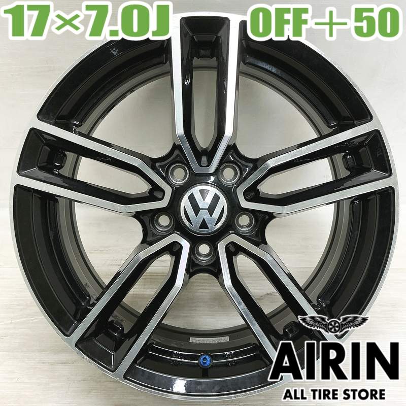 中古 17インチ アルミ VWフォルクスワーゲン 純正 1本単品<BR>不明<BR
