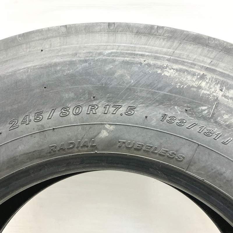 中古 245/80R17.5 133/131J トーヨー エム125ZB 夏タイヤ トラック用 1