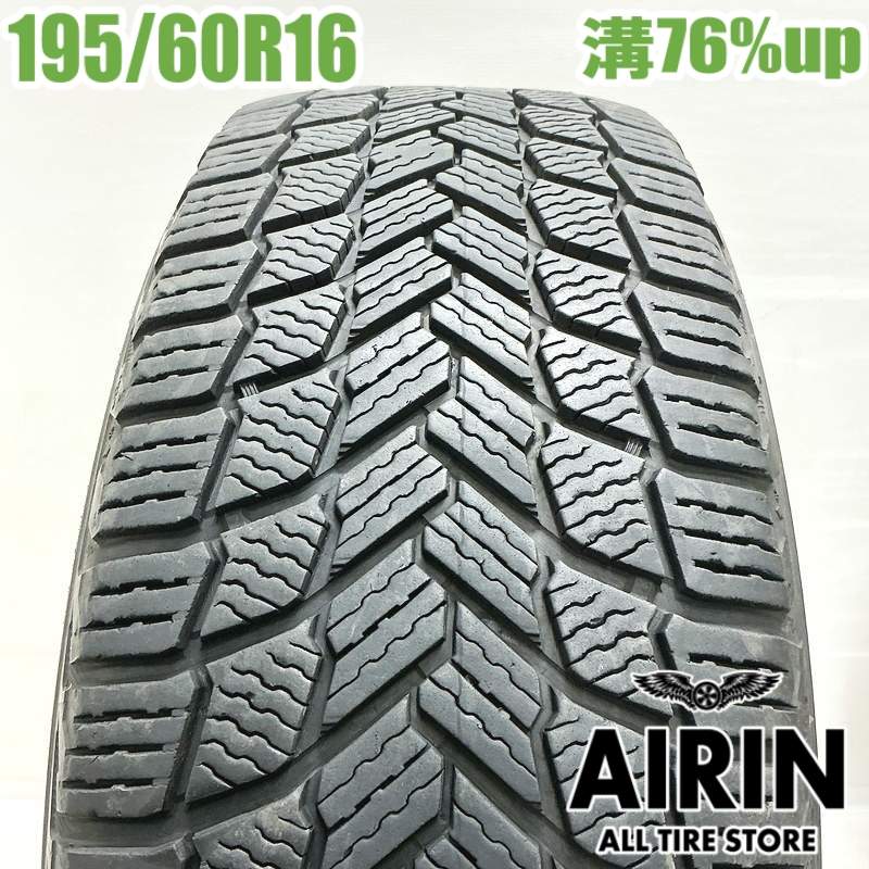 中古 195/60R16 ミシュラン X-ICE SNOW 1本 単品<BR>ist ウィッシュ