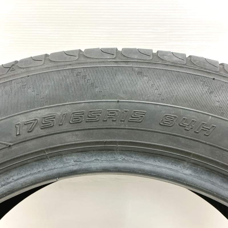 ダンロップエナセーブ175/65 15インチホイール(ブランド不明)付き　溝あり タイヤ付 4本 GRASS ZX 6J 15インチ PCD100 5穴 +43 ハブ径Φ67