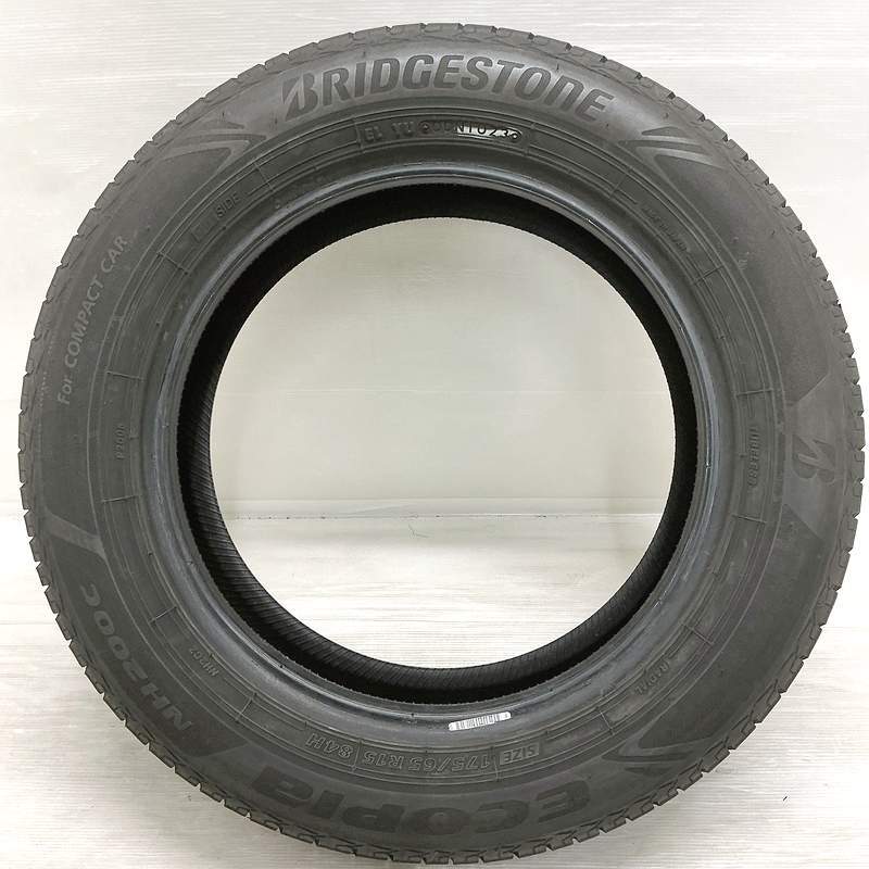 【中古品③】ブリヂストン エコピア 175/65 R15 タイヤ&ホイール　1本 175/65R15 ブリヂストンエコピア NH200C 1本 単品<BR>2023年製 残溝95