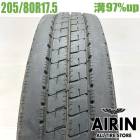 205/80R17.5 120/118N �֥�¥��ȥ� �ǥ��ӥ� R207 1�� ñ��2025ǯ�� �Ĺ�97% ��ť����� 17.5���������� ���ȥ饹 �������� ����󥿡� �����å� ����ɥ�