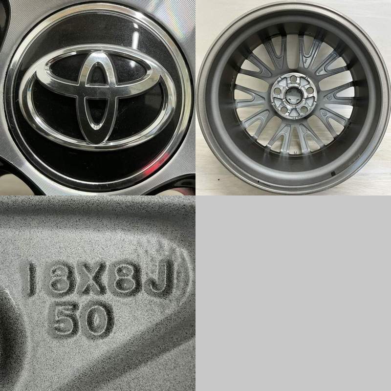しししトヨタ カムリ純正18インチホイール4本セット ホイール・18インチ70系カムリ純正アルミ4本Set J38・ご成約・ホイール
