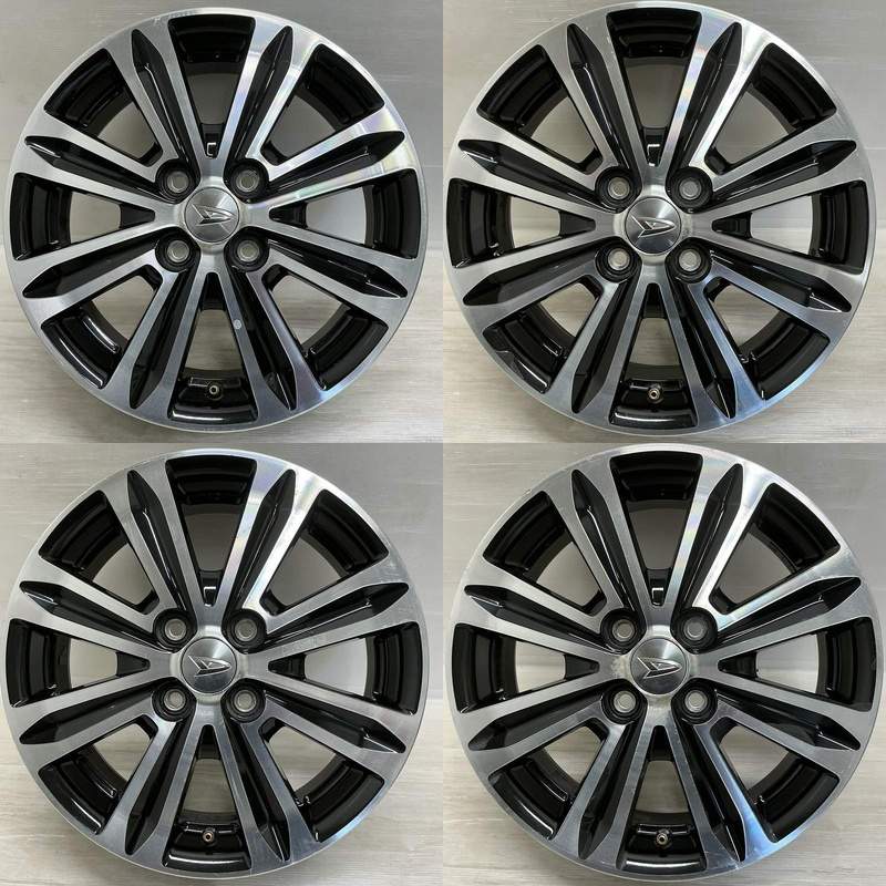 中古 15インチ アルミ ダイハツ タントカスタム 純正 4本セット<BR