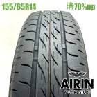 155/65R14  �֥�¥��ȥ�ͥ����ȥ꡼ 1�� ñ��2021ǯ�� �Ĺ�70% ��ť����� 14��������̥ܥå��� nbox �ǥ��� ���ե��� ���ڡ����� �若��� ��������