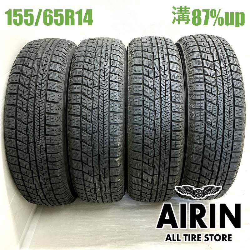 155/65R14 ヨコハマアイスガード6 IG60 4本セット<BR>2022年製 残溝87 