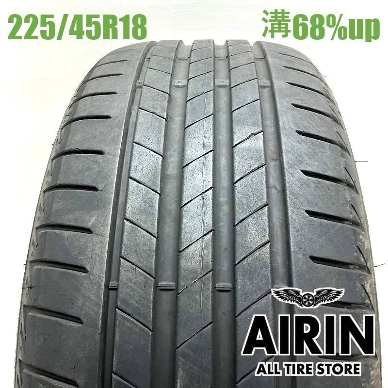 【送料込み】ブリヂストン　トランザ T005 225/45R18 中古2本セット 225/45R18 ブリヂストントランザ T005 ランフラット 1本 単品<BR>2023
