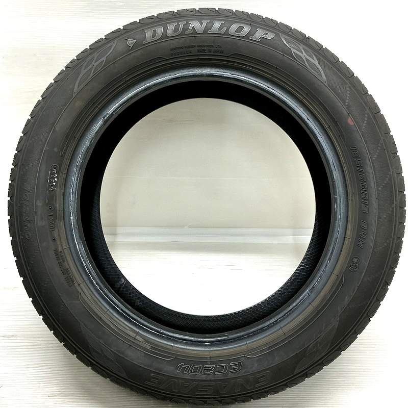 DUNLOP ENASAVE EC204 185/60R15 15インチ 夏タイヤ 4本 22年製 バリ溝 ヤリス ヴィッツ シエンタ カローラフィールダー等 　(MTJ720)クレジットカード QRコード決済可能 185/60R15 ダンロップエナセーブ EC204 4本セット<BR>2023年製 残溝86