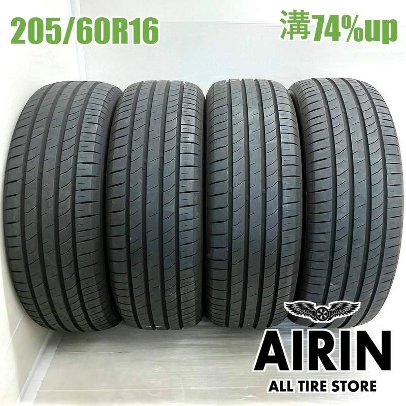 205/60R16 ネクセンエヌフィラ 4本セット<BR>2025年製 残溝74% 中古 