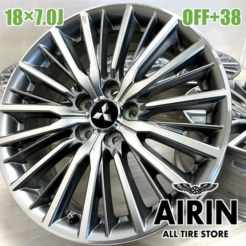 中古 18インチ アルミ 三菱 ミツビシ アウトランダー 純正 4本セット