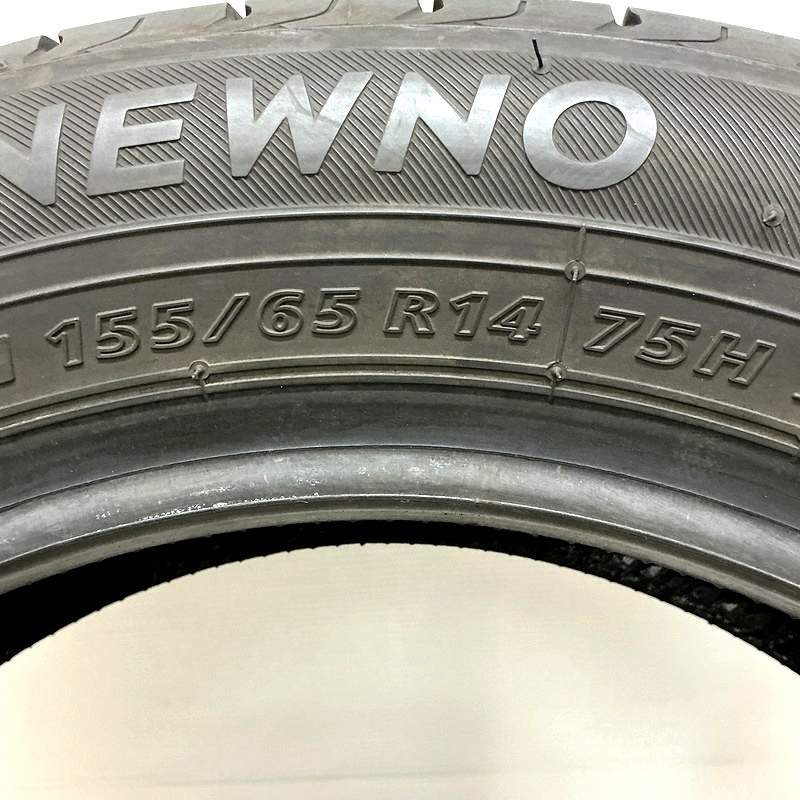 155/65R14 ブリヂストンニューノ 1本 単品<BR>2025年製 残溝92% 中古