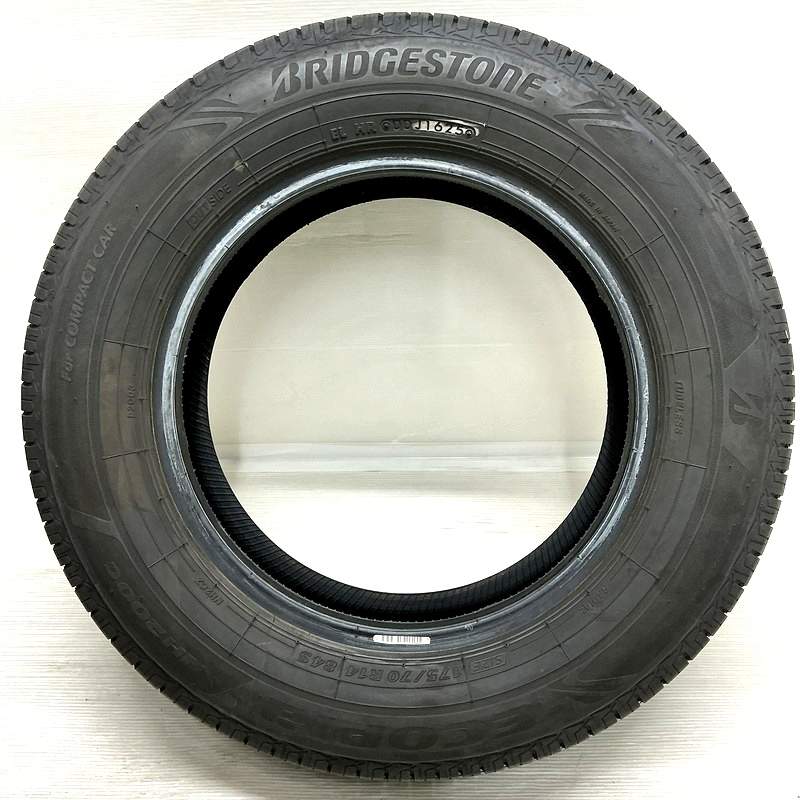 ブリヂストン　エコピア　nh200c 175/70r14 23年製　バリ山　美品 ブリヂストン ECOPIA (エコピア) NH200C 175/70R14 (タイヤ単品