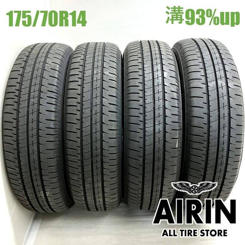 ノリ　ブリヂストン　エコピア　175/70R14 4本セット 175/70R14 ブリヂストンエコピア NH200C 4本セット<BR>2025年製 残溝93