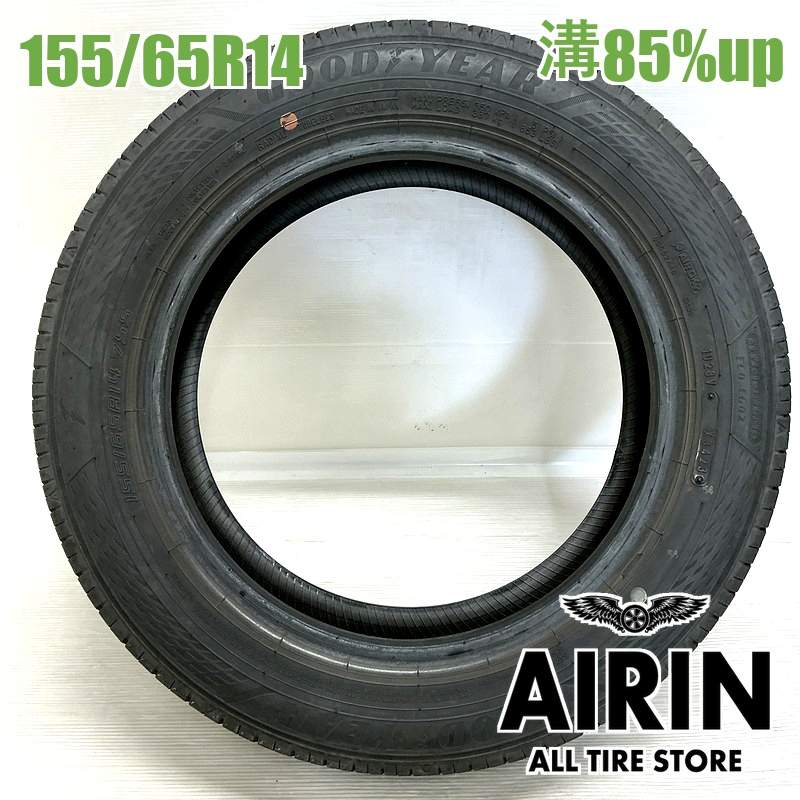 155/65R14  ���åɥ��䡼���ե�������ȥ���å� ECO EG02 2�ܥ��å�2022ǯ�� �Ĺ�85% ��ť����� 14��������̥ܥå��� nbox �ǥ��� ���ե��� ���ڡ����� �若��� ��������
