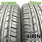 155/80R13  �襳�ϥޥ֥롼������ Es ES32 2�ܥ��å�2023ǯ�� �Ĺ�81% ��ť����� 13������ѥå� �����å� ��ԥ奿 kei  