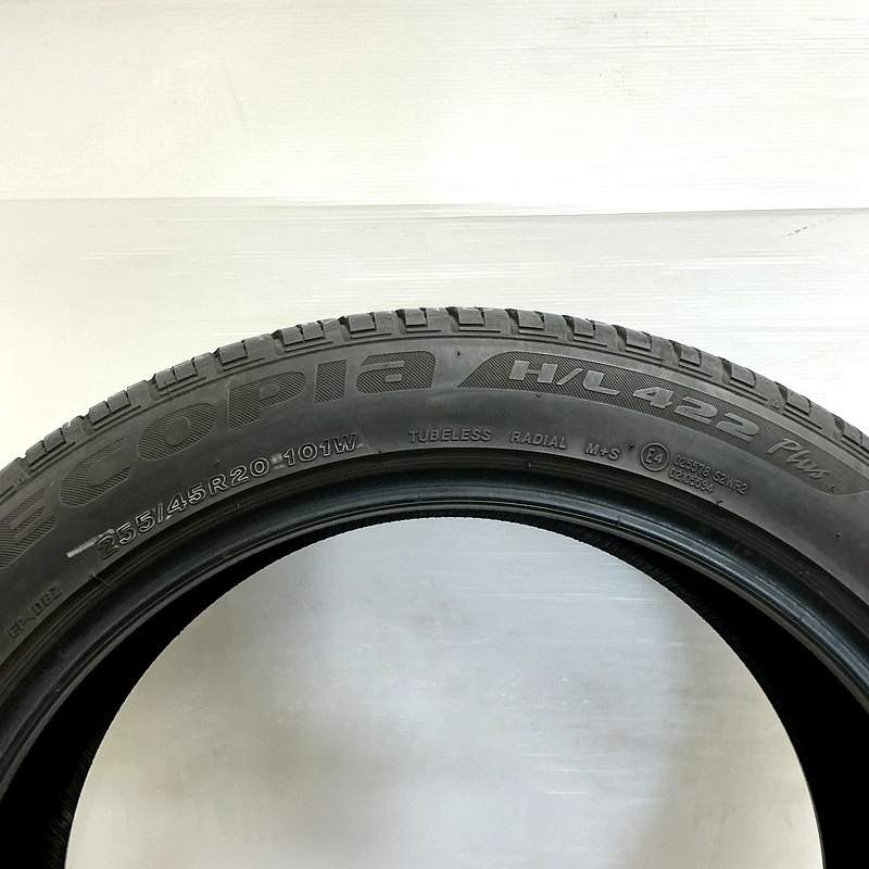 タイヤ・ホイール 255/45R20 101W BS ECOPIA H/L 422 PLUS Bridgestone Ecopia H/L 422 Plus (OE) 255/45R20 101W BSW Ecopia 600